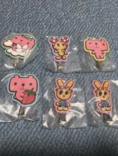 キャラクター ヘアクリップ 6個セット