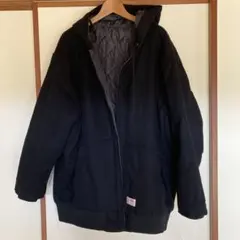 Java フード付き中綿ジャケット 黒