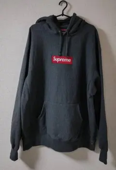 supreme TORAL BOX LOGOネイビー フード付きパーカー - メルカリ
