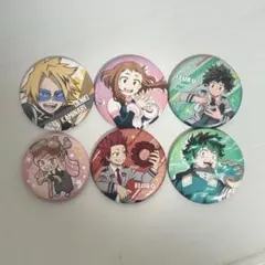 【僕のヒーローアカデミア】缶バッジ 6個セット