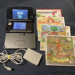 動作確認済み ニンテンドー3DS 充電器 充電台 ソフト セット コスモブラック
