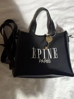 ルームキー付き EPINE 黒 トートバッグ ムック本