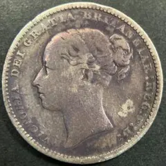 1901 ヴィクトリア 1シリング 銀貨　ベールヘッド　オールドヘッド 未使用 1901 ヴィクトリア 1シリング 銀貨 ベールヘッド オールドヘッド 未