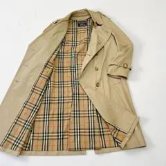 バーバリー トレンチコート プローサム ノバチェック M〜L レディース 婦人