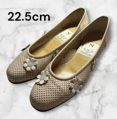 早い者勝ち‼️花パンプス 22.5cm 軽量 通気性◎ 春夏のサムネイル