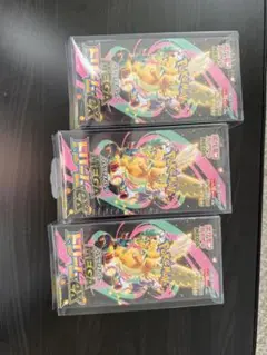 メガドリームex ポケカ　シュリンク付き　3箱