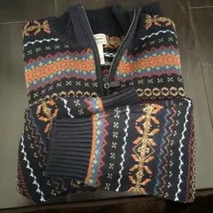 ジップアップ ニット