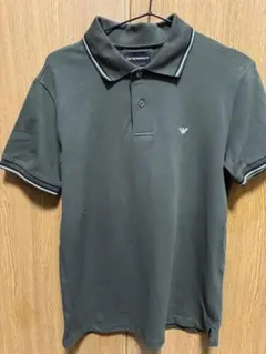 EMPORIO ARMANI ダークグリーン ポロシャツ Sサイズ