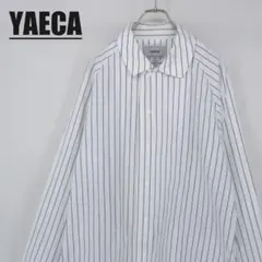 YAECA ヤエカ オーバーサイズ シャツジャケット ストライプ柄 Mサイズのサムネイル