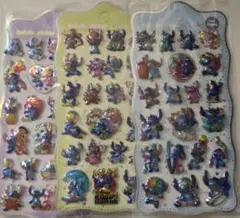 スティッチ 豪華オーロラシール♡3枚セット