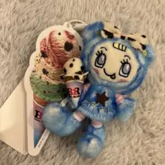 サーティワン　ナルミヤキャラクターズ ぬいぐるみチャーム　ブルーベリエちゃん