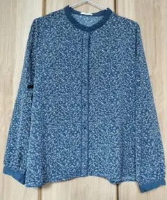美品◎ハニーズ GLACIER 花柄 長袖 ブラウス シャツ Lサイズ