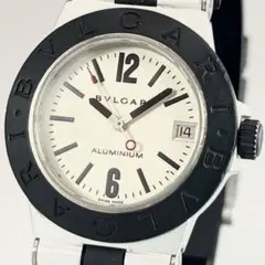 BVLGARI アルミニウム　AL32TA クォーツ　ホワイト文字盤　ボーイズのサムネイル