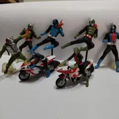ガシャポン　仮面ライダー HG フィギュア　7個セット