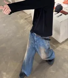 gadidanoniem GRAVITY ワイドデニムパンツ rachel着用 - メルカリ