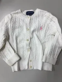 Ralph Lauren ケーブルニットセーター 90 ホワイト