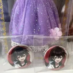 【美品】カラフルピーチ からぴち オータムフェア 缶バッジ ゆあんくん 2個