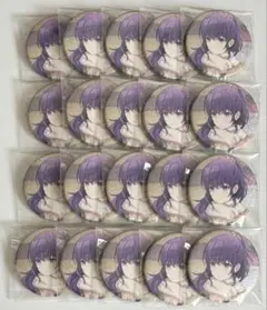 プロセカ 朝比奈まふゆ グリッター缶バッジ