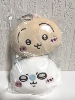 【新品】ちいかわ　ぬいぐるみパスケース② うさぎ＆モモンガセット