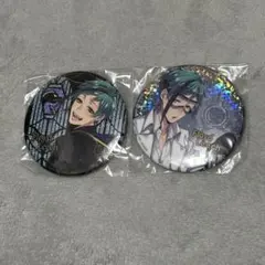 ツイステッドワンダーランド ナムコ限定 缶バッジ フロイドリーチ 式典服 実験着