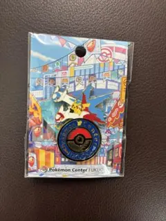 最安値ポケモンセンターフクオカ 福岡　ロゴピンズ ピンバッジ