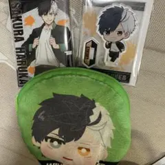 WIND BREAKER 缶バッジ アクリルスタンド ポーチ 桜遥 セット