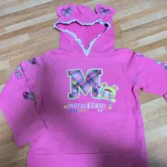 お値下げ、MezzoPiano ピンク パーカー 100cm