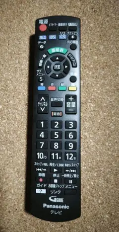 Panasonic テレビ用リモコン N2QAYB001017のサムネイル