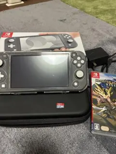 Nintendo Switch Lite グレー 本体 32GBカード ソフト付