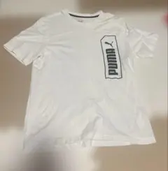 PUMA ホワイト Tシャツ Lサイズ