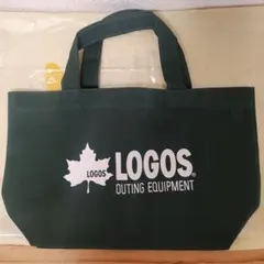 【未使用】LOGOS トートバッグ ダークグリーンのサムネイル