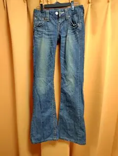 Levi's リーバイス906 ブーツカットデニム✨27インチダメージ加工⚡