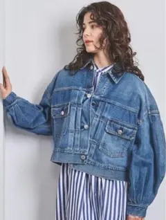 2025年最新】hyke ハイク バルーンスリーブデニムジャケット gジャンの