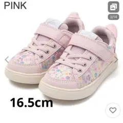 IFME 花柄スニーカー 16.5cm ピンク
