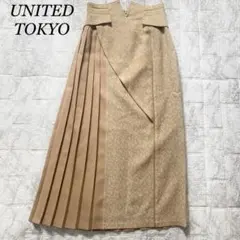 UNITED TOKYO ソルトジャガードスカート サイドプリーツ ロングのサムネイル
