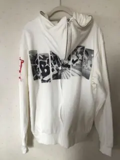 SKY-HI スプリット ジップパーカー WHITE Lサイズ