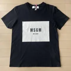 MSGM MILANO ロゴプリント 半袖Tシャツ ブラックのサムネイル