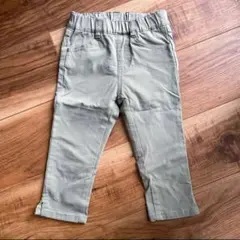 ブランシェス　7分丈パンツ　カーキ　110cm