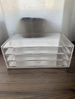 無印良品　重なるアクリル3段ケース