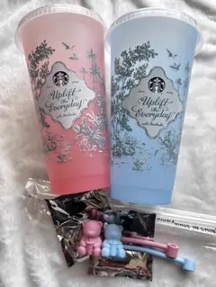 スタバ 2026 カラーチェンジングリユーザブルカップ ベアリスタキャップ