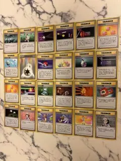 ポケモンカード旧裏トレーナー40枚セット - メルカリ
