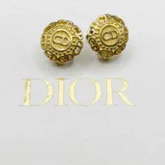 DIOR クリスチャンディオール　サークルロゴイヤリング