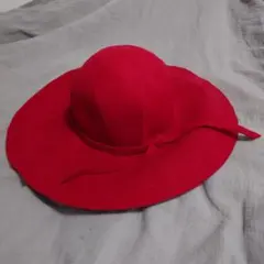 ウールハット レッド 58cm