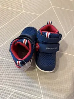 【新品タグ付き】MoonStar(ムーンスター) ベビー スニーカー 幅広 3E
