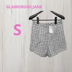 試着のみ anuans（アニュアンス） ツイード ショートパンツ ホワイト