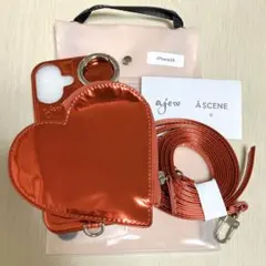 ajew ハート型 レッド iPhone16promax - メルカリ