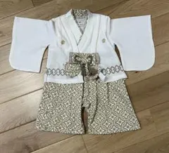 mocmof 袴 ロンパース プレミアム＆ベビー兜セット　初節句　完売品　70