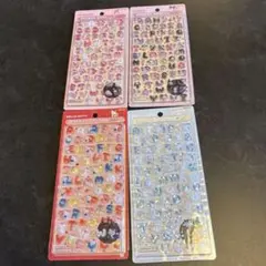 【正規品】サンリオ ボンボンドロップシール 文字 4枚セット まとめ売り