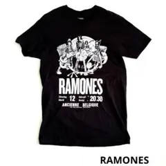 RAMONES Tシャツ ラモーンズ バンドT M 黒　半袖made in UKのサムネイル