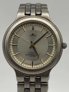 【稼働品】シチズン アテッサ チタン メンズ 腕時計 4631-E66882